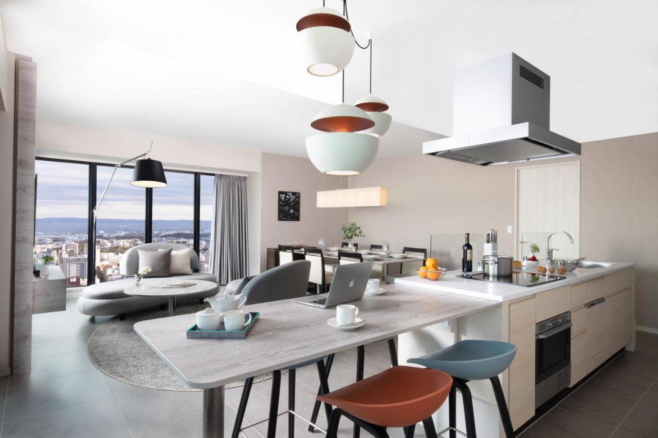 Oakwood Suites Yokohama Yokohama  Ngoại thất bức ảnh A modern kitchen